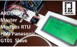 Arduino Modbus Master RTU und HMI GT01 Panasonic