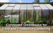 Einem angeschlossenen Gewächshaus für einfache und produktive Gartenarbeit