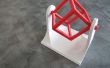 3D-Druck Wire Frame Cube Spinner Schreibtisch Spielzeug