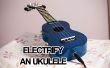 Elektrische Ukulele mit Klangregler