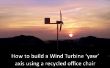 Wind-Turbine-Mount mit alten Bürostuhl