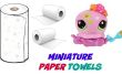 Miniatur-Puppe Papierhandtücher Diy
