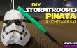 Star Wars - DIY Stormtrooper Pinata und Lichtschwert Bat