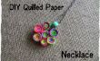 DIY-Quilled Papier Halskette