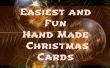 Einfachsten und Spaß Hand Made Weihnachtskarten