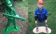 Kunststoff-Armee Mann lebende Statue Kostüm