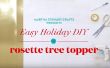 Martha Stewart Crafts: Rosette Tree Topper