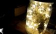 DIY-Fairy Light Einmachglas w/Blätter
