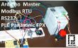 Arduino Modbus Master RTU und PLC Panasonic FPX-C14R