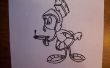 Gewusst wie: zeichnen Sie Marvin der Marsmensch (von Looney Tunes)