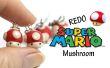 #Redo tag - Super Mario Mushroom-Ohrringe - Fimo