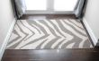 DIY-Zebra gedruckt Teppich
