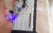 Spannungsregler mit Potentiometer / Arduino auf Steckbrett. 