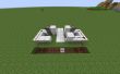 Minecraft-Redstone 2 x 2 Kolben Tür