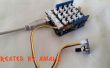 Zählen und Messen Objekte mit Arduino und Potentiometer oder ein Ultraschall-Sensor auf einem Förderband Produktion