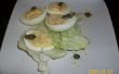 Einfach Caesar Salat Deviled Eiern