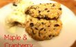 Ahorn und Cranberry Hafer Cookies