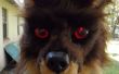 Realistische Werwolf Maske mit Licht-Up Augen
