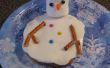 Schmelzender Schneemann Cookie