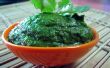 Gesunde & köstlichen grünen indischen Chutney (Dip)