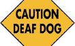 Ein vibrierender Deaf Anrufer Hundehalsband  