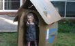 Kostenlose Kinder Karton Box Playhouse (Flat-stopfbare)