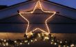 Benutzerdefinierte Größe Weihnachten Sterne (für den Außenbereich)