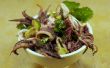 Tintenfisch-Salat mit Avocado und Blutorange