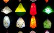 Modulare geometrische Papier Lampen, 5 Entwürfe