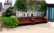NYC Dach Deck Design: Park Avenue Kalkstein Patio