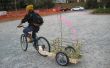 Einfach Holz und Bambus-Fahrrad-Anhänger