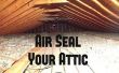 Air Seal Ihren Dachboden für Energieeinsparungen