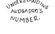 Verständnis Avogadro die Anzahl