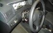 Toyota Corolla 2007 Bindestrich entfernen Instrumententafel Radio Konsole Schlange