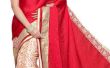 Gedruckt und lässig tragen Saris sind weltweite Popularität gewinnt