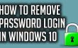 Gewusst wie: deaktivieren Sie Passwort Login In Windows 10