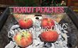 Donut-Pfirsiche - gekocht auf den Kohlen