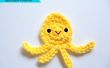 Cute Crochet Octopus Applique