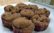Gluten- und milchfreien Dark Chocolate Chip Muffins Leinsamen