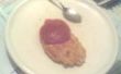 Gefälschte Hühnchen gebratenem Steak. 