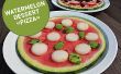Wassermelone-Dessert "Pizza"