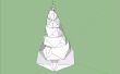3-d-Crytal Weihnachtsbaum Ornament
