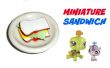 Miniatur-Sandwich (Puppe Craft)