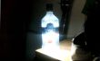 Wodka-Flasche-Lampe (mittels LEDs)