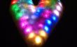 Farbwechsel LED Schnee Herz Valentine