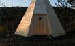 Wie man eine Sami-Hütte aus Holz zu bauen! 