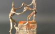 Giacometti inspiriert Gips Skulpturen