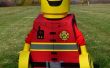 Feuerwehrmann LEGO Minifigur Kostüm