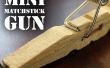 Mini Streichholz-Pistole - Wäscheklammer-Taschenpistole