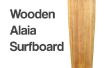 Hölzerne Alaia Surfboard
